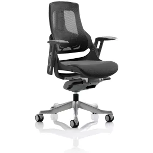 Zure High Back Black Shell Executive Office Chair with Arms