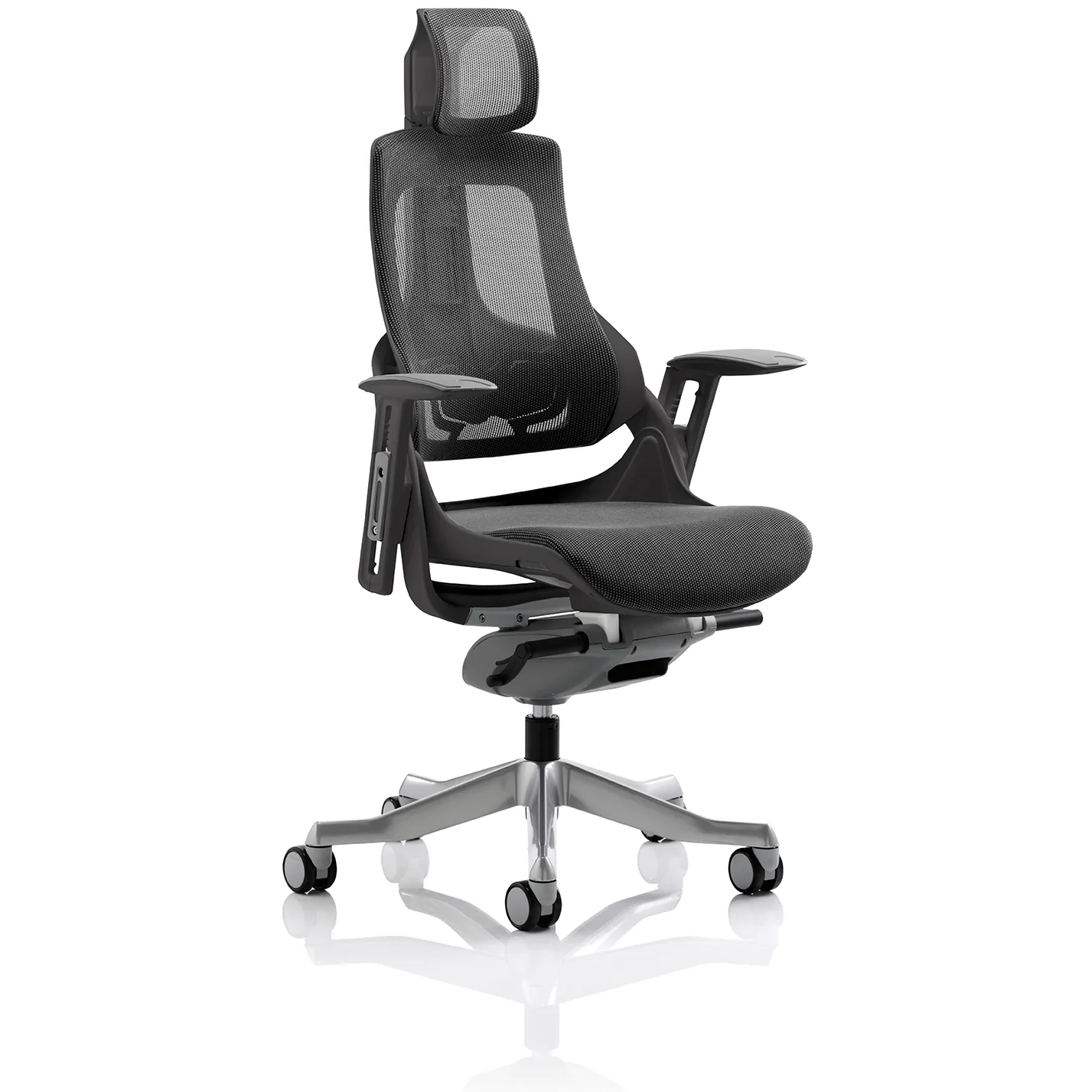 Zure High Back Black Shell Mesh Executive Office Chair