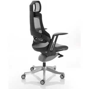 Zure High Back Black Shell Mesh Executive Office Chair