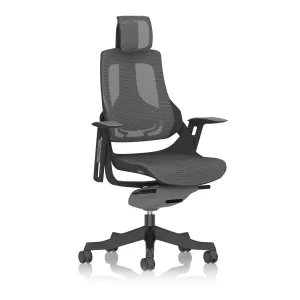 Zure High Back Black Shell Mesh Executive Office Chair