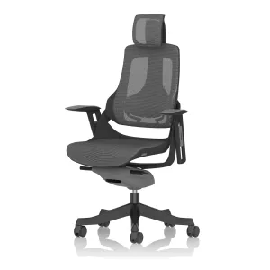 Zure High Back Black Shell Mesh Executive Office Chair