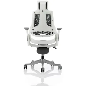 Zure High Back White Shell Elastomer Executive Office Chair