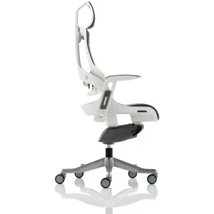 Zure High Back White Shell Mesh Executive Office Chair