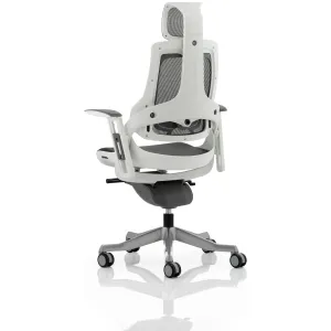 Zure High Back White Shell Mesh Executive Office Chair