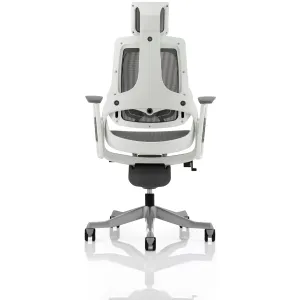 Zure High Back White Shell Mesh Executive Office Chair