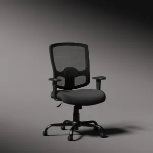 Portland HD High Back Heavy Duty Task Operator Office Chair with Arms