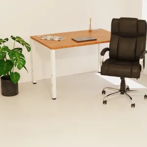 Texas High Back Heavy Duty Executive Black Leather Office Chair with Arms