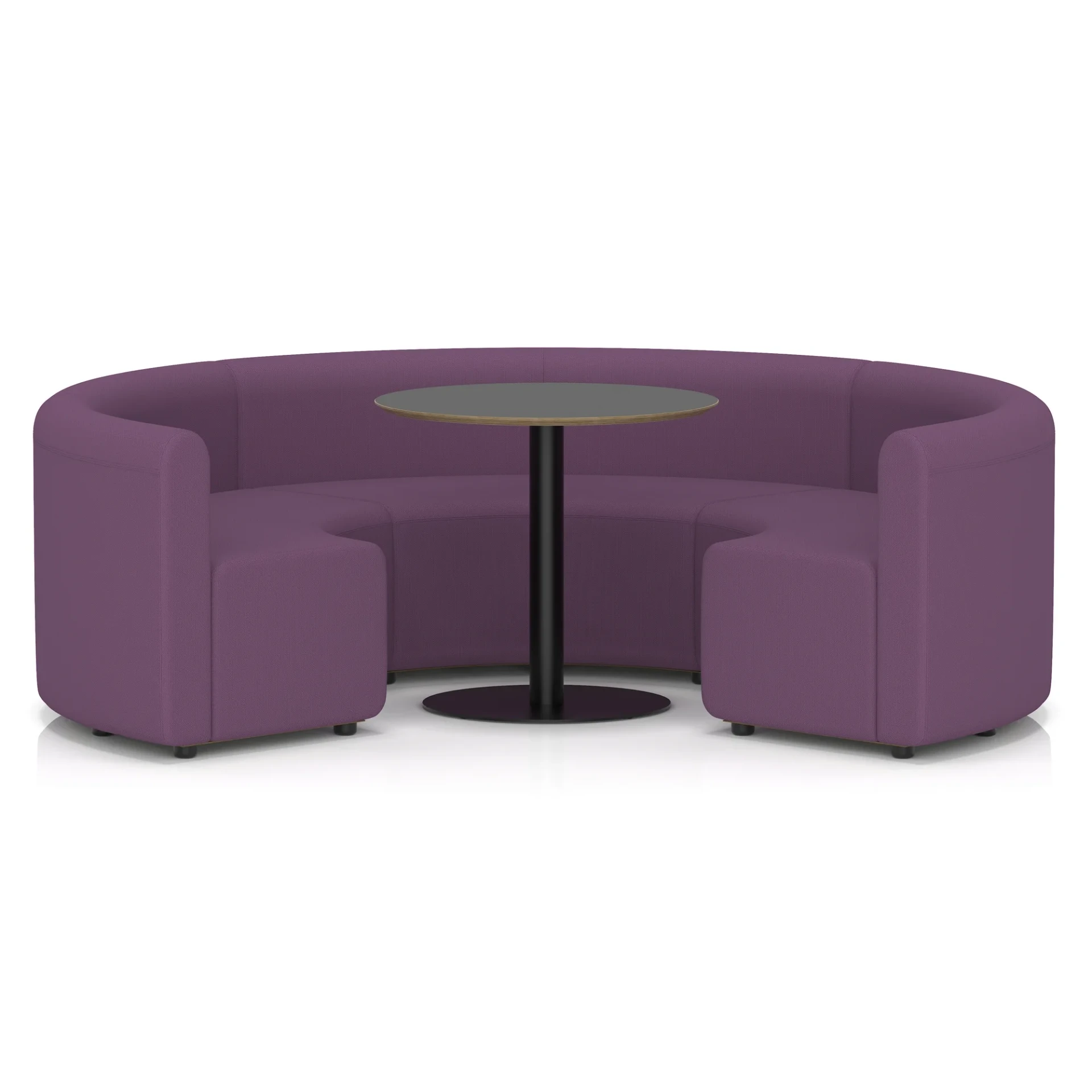 Mawsley Circular Booth Modular Office Seating Set