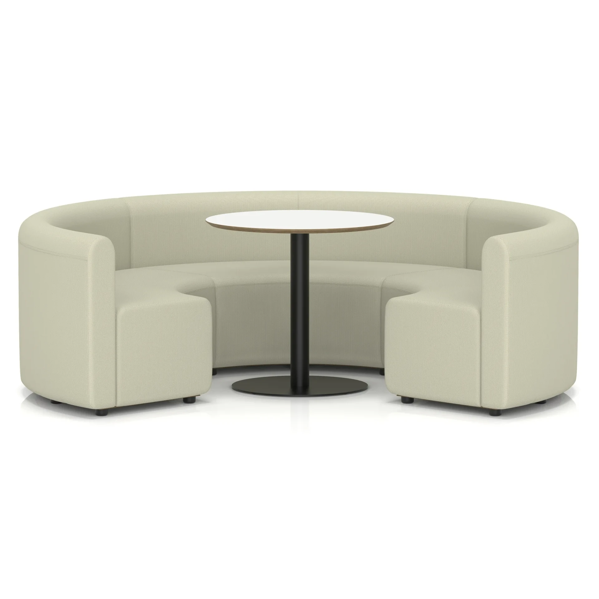 Mawsley Circular Booth Modular Office Seating Set