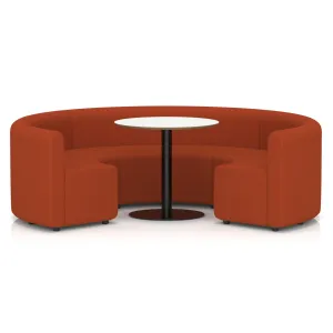 Mawsley Circular Booth Modular Office Seating Set