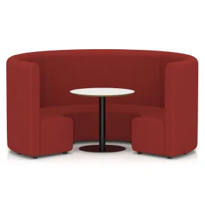 Mawsley Circular Booth Modular Office Seating Set