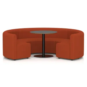 Mawsley Circular Booth Modular Office Seating Set