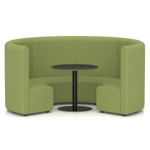 Mawsley Circular Booth Modular Office Seating Set