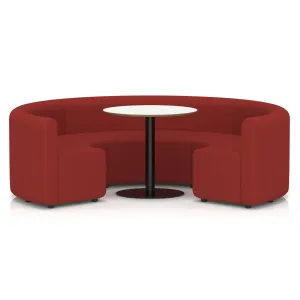 Mawsley Circular Booth Modular Office Seating Set