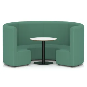 Mawsley Circular Booth Modular Office Seating Set
