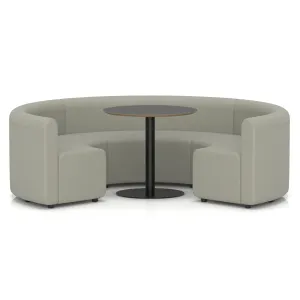 Mawsley Circular Booth Modular Office Seating Set
