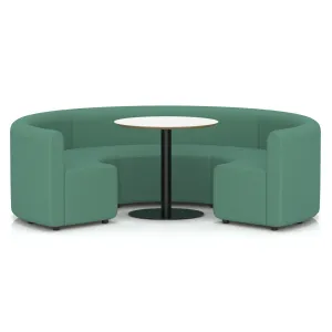 Mawsley Circular Booth Modular Office Seating Set