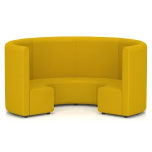 Mawsley Circular Booth Modular Office Seating Set