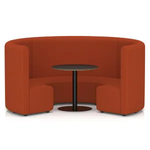 Mawsley Circular Booth Modular Office Seating Set