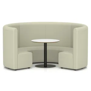 Mawsley Circular Booth Modular Office Seating Set