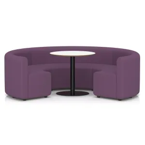 Mawsley Circular Booth Modular Office Seating Set
