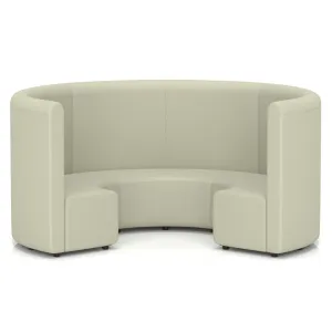Mawsley Circular Booth Modular Office Seating Set