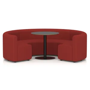 Mawsley Circular Booth Modular Office Seating Set