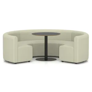 Mawsley Circular Booth Modular Office Seating Set