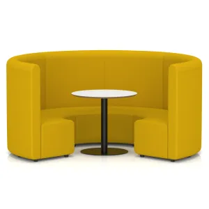 Mawsley Circular Booth Modular Office Seating Set