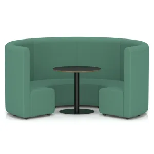 Mawsley Circular Booth Modular Office Seating Set