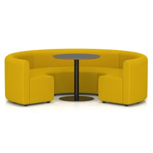 Mawsley Circular Booth Modular Office Seating Set