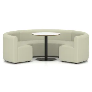 Mawsley Circular Booth Modular Office Seating Set