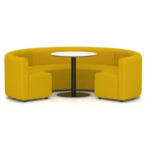 Mawsley Circular Booth Modular Office Seating Set