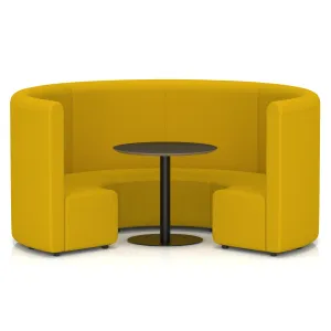 Mawsley Circular Booth Modular Office Seating Set