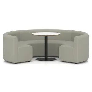 Mawsley Circular Booth Modular Office Seating Set