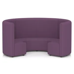Mawsley Circular Booth Modular Office Seating Set