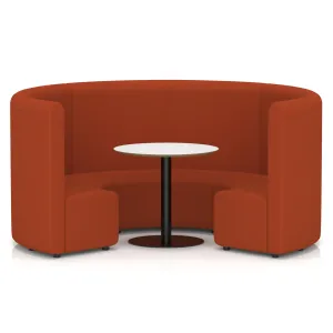 Mawsley Circular Booth Modular Office Seating Set