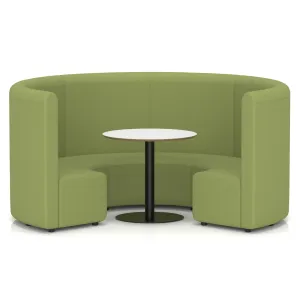 Mawsley Circular Booth Modular Office Seating Set