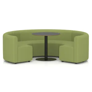 Mawsley Circular Booth Modular Office Seating Set