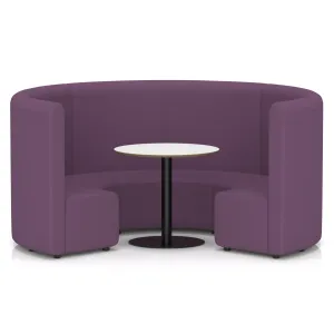 Mawsley Circular Booth Modular Office Seating Set