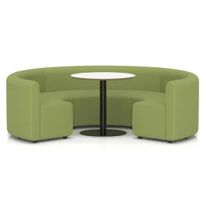 Mawsley Circular Booth Modular Office Seating Set