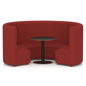 Mawsley Circular Booth Modular Office Seating Set