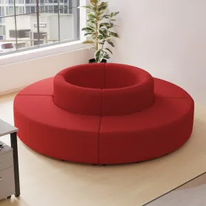 Mawsley Circular Island Modular Office Seating Set