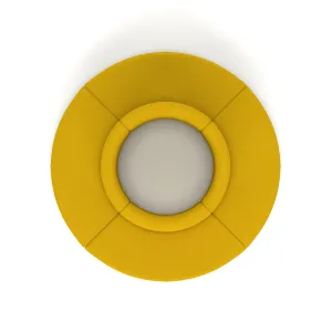 Mawsley Circular Island Modular Office Seating Set