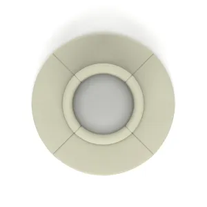 Mawsley Circular Island Modular Office Seating Set