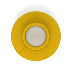 Mawsley Circular Island Modular Office Seating Set