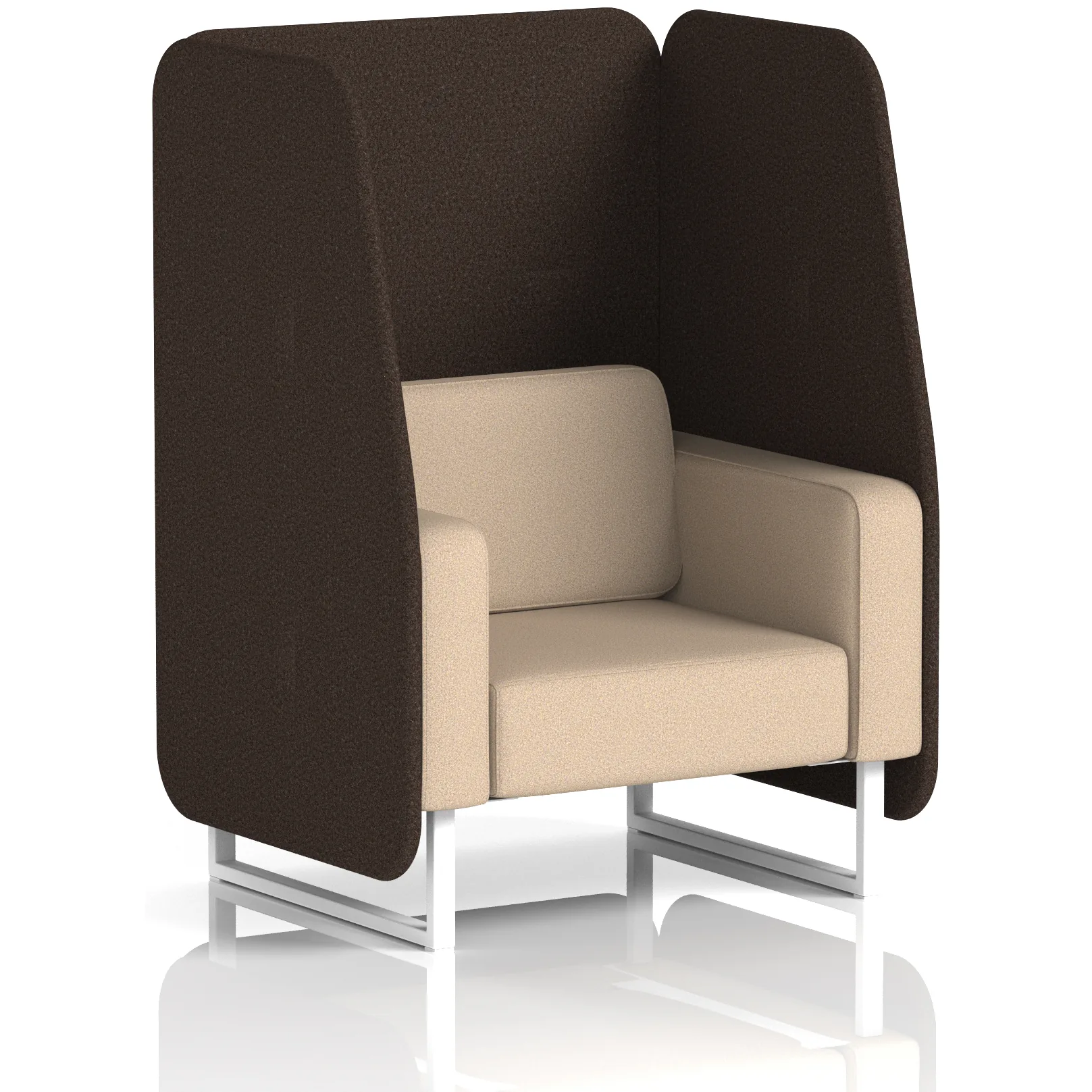 Brixworth 1 to 3 Seater Open Office Privacy Booth