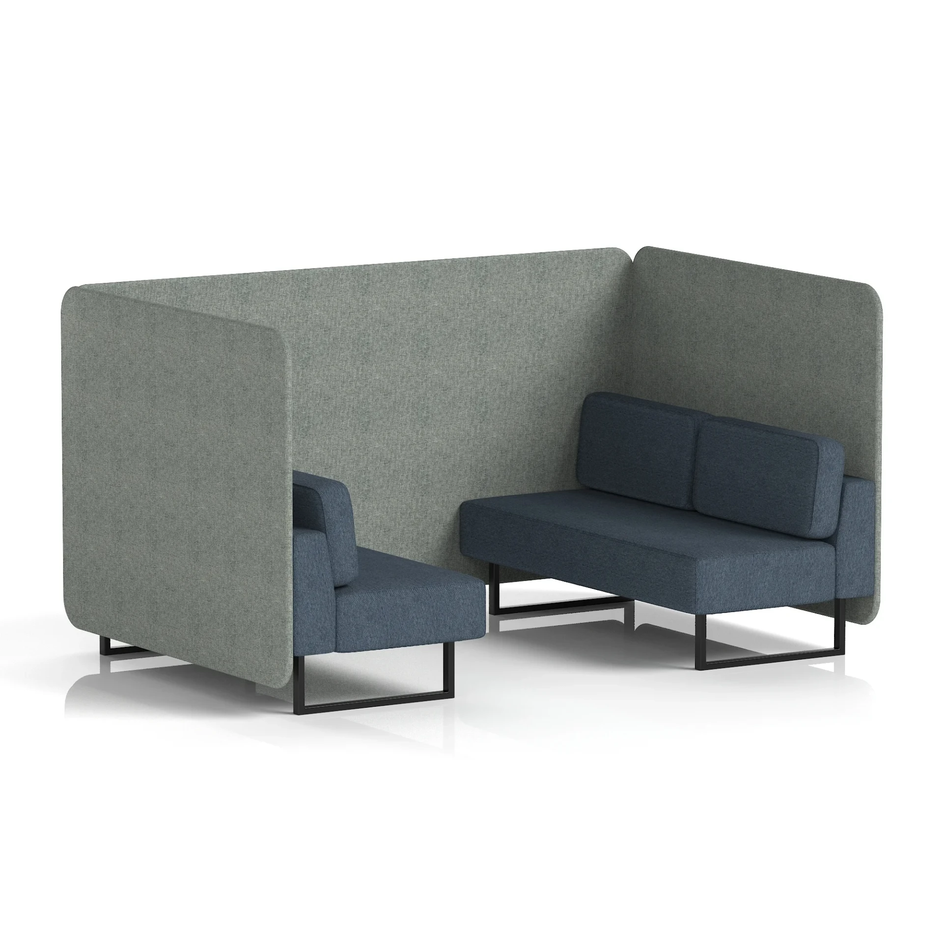 Brixworth Acoustic Office Privacy Bench Booth