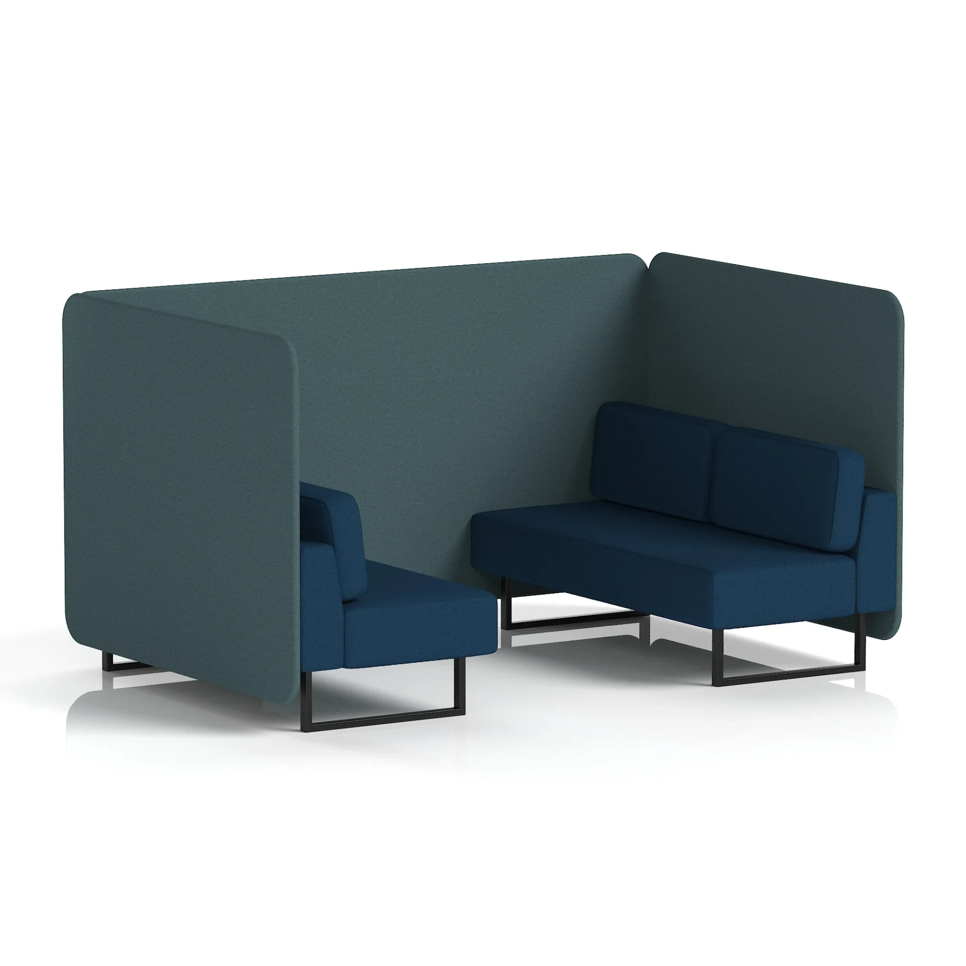 Brixworth Acoustic Office Privacy Bench Booth