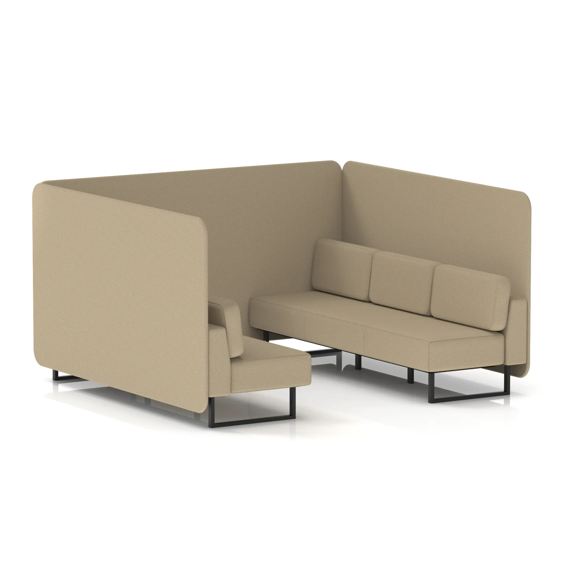 Brixworth Acoustic Office Privacy Bench Booth